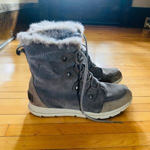 Sorel Explorer Joan Boot - Quarry